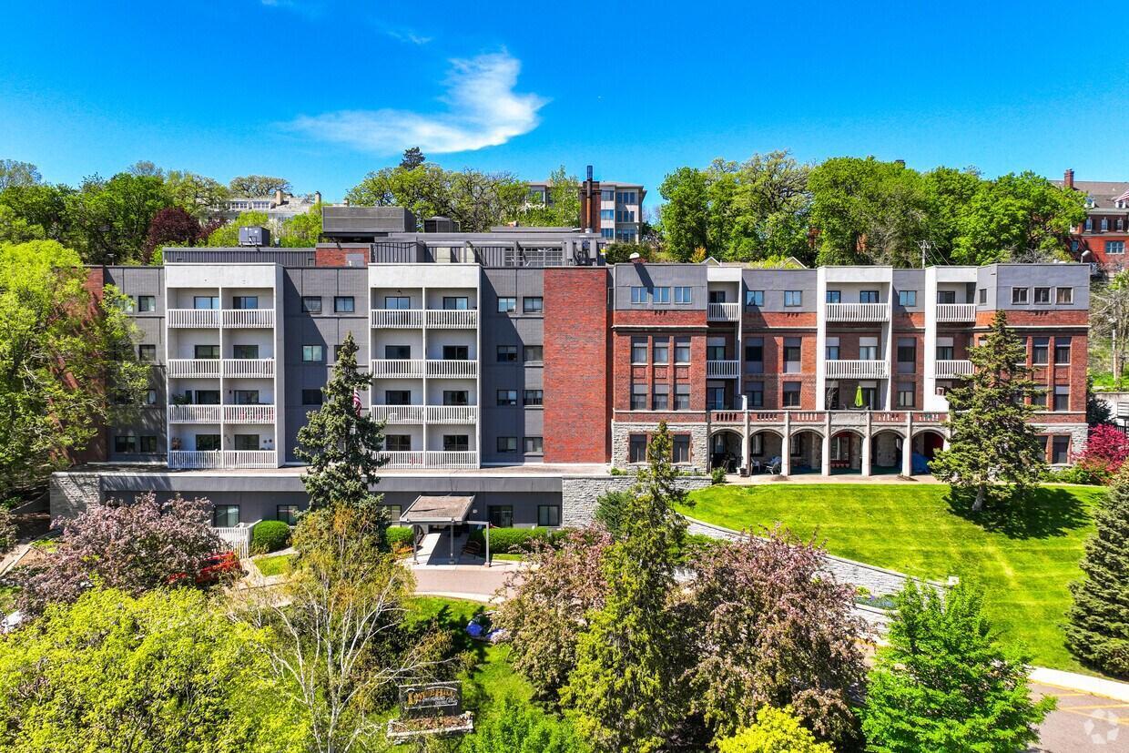 Front of historic building