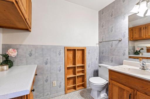 Lots of bathroom space to reimagine, if you want