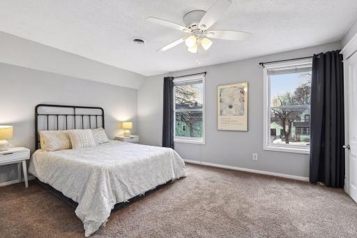 Large front bedroom with southern exposure