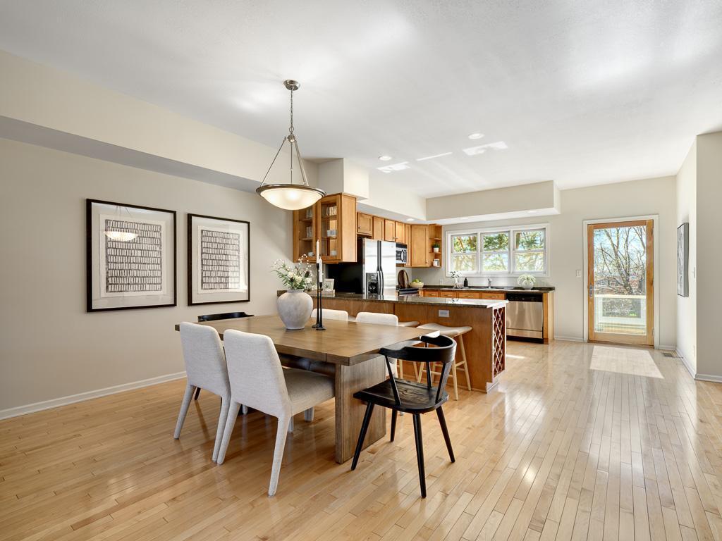 Comfortable dining space