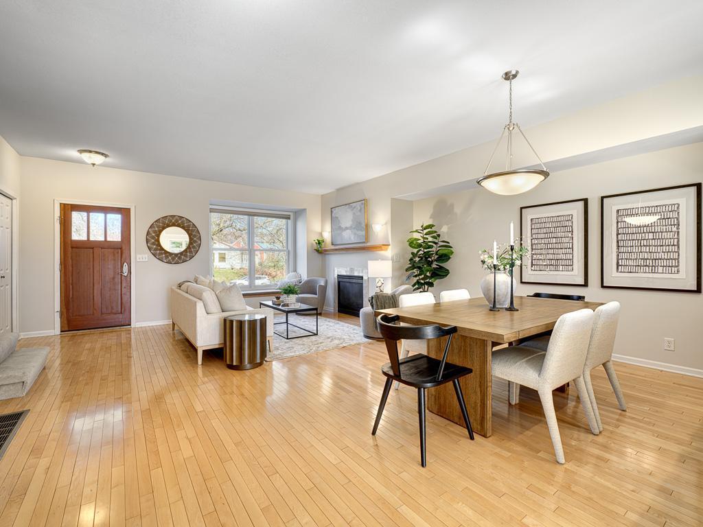 Hardwood floors shine