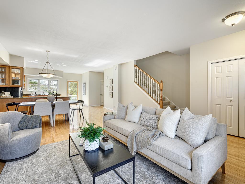 Generous living space for gatherings