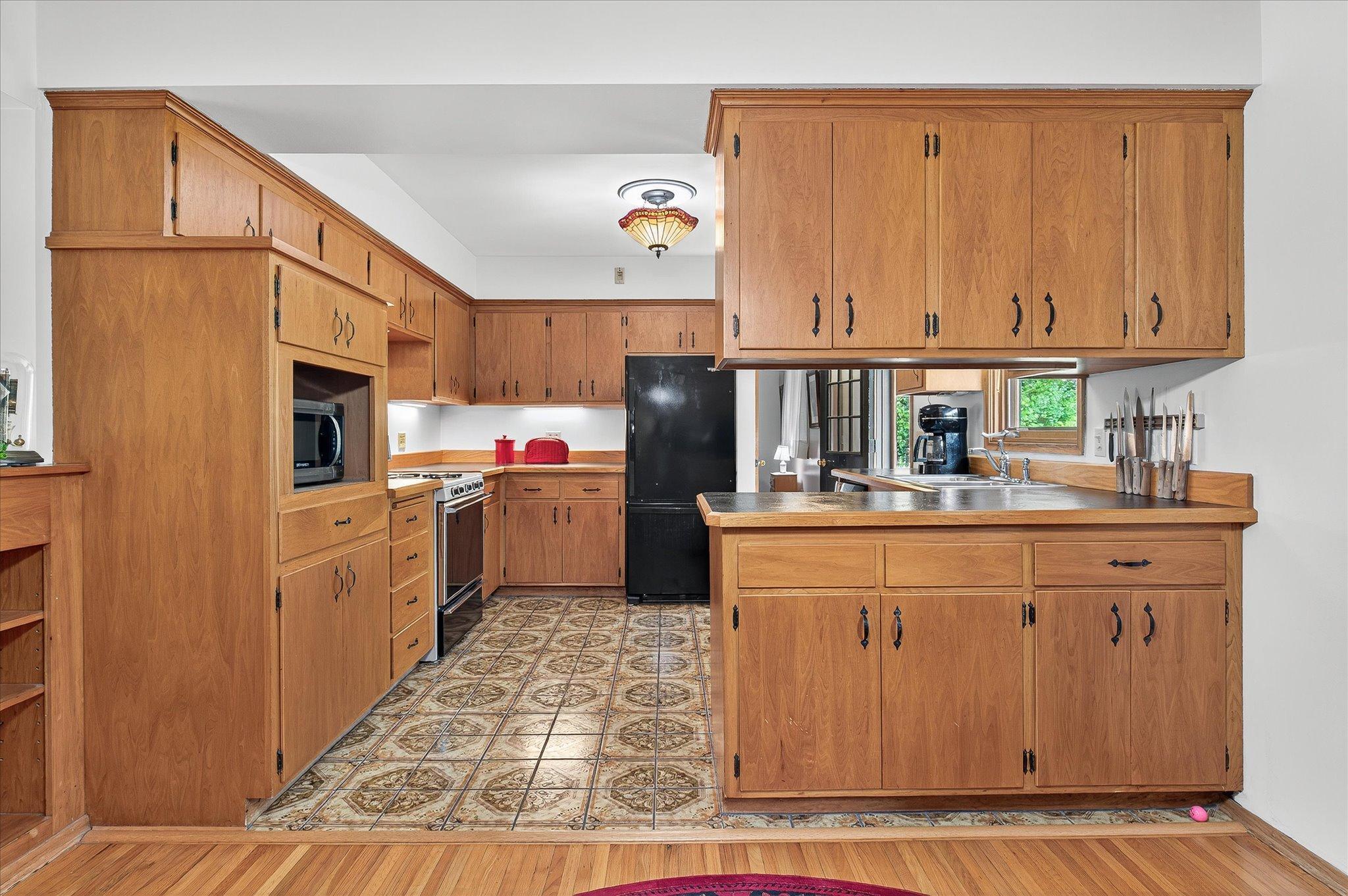 Original Cabinets are Beautifully Maintained