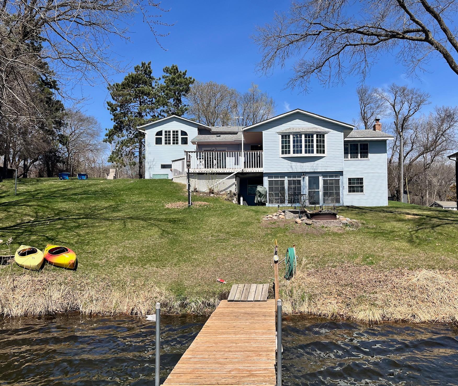 Beautiful walkout rambler with lake views everywhere!