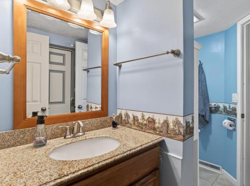 Sandy lake lower level bath