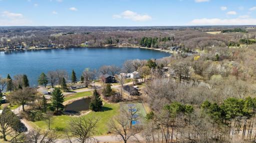 Desirable neighborhood on this clear spring fed lake close to the twin cities.