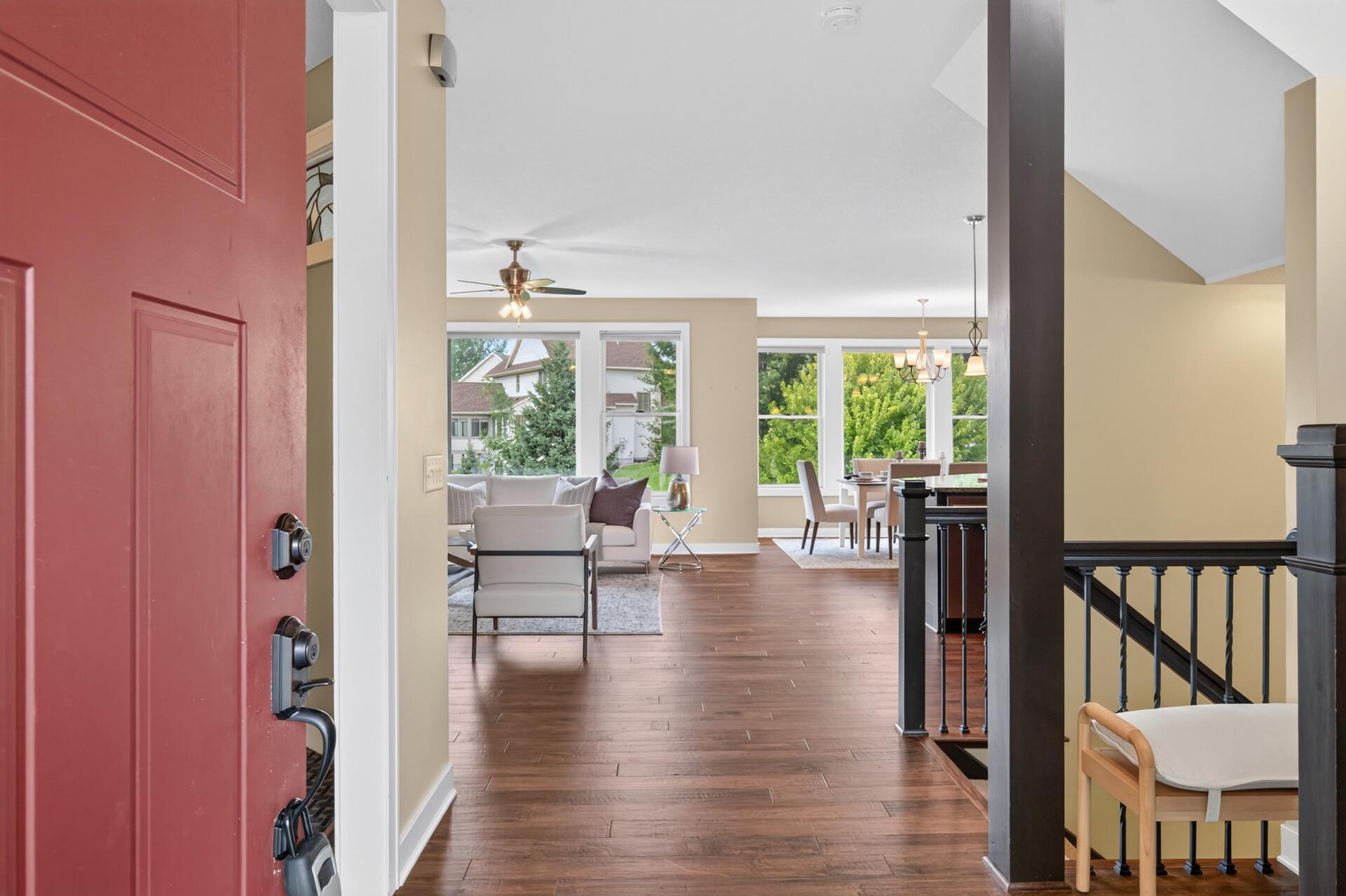 From the moment you walk in, you'll appreciate the home's bright and open layout.