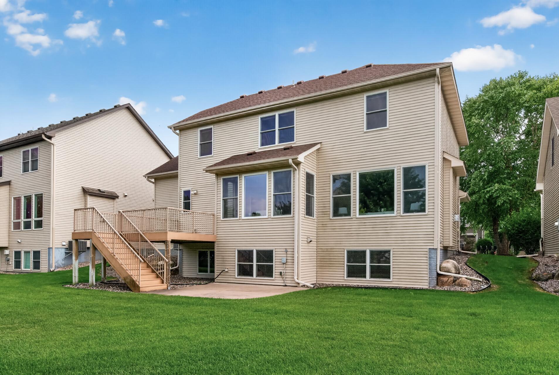 Multiple outdoor living spaces make enjoying the outdoors easy.