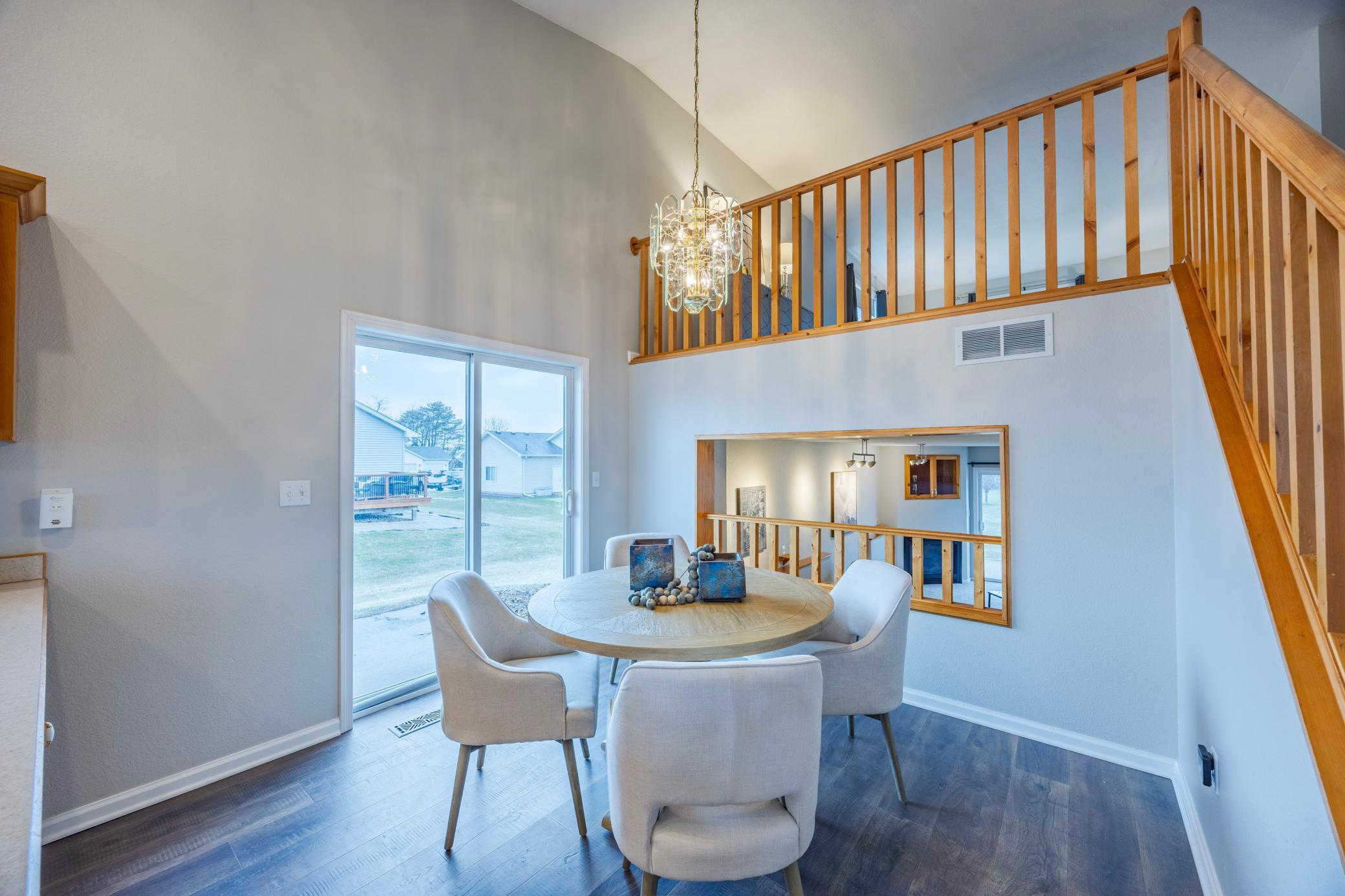 Dining Room with patio door access for easy grilling or entertaining.