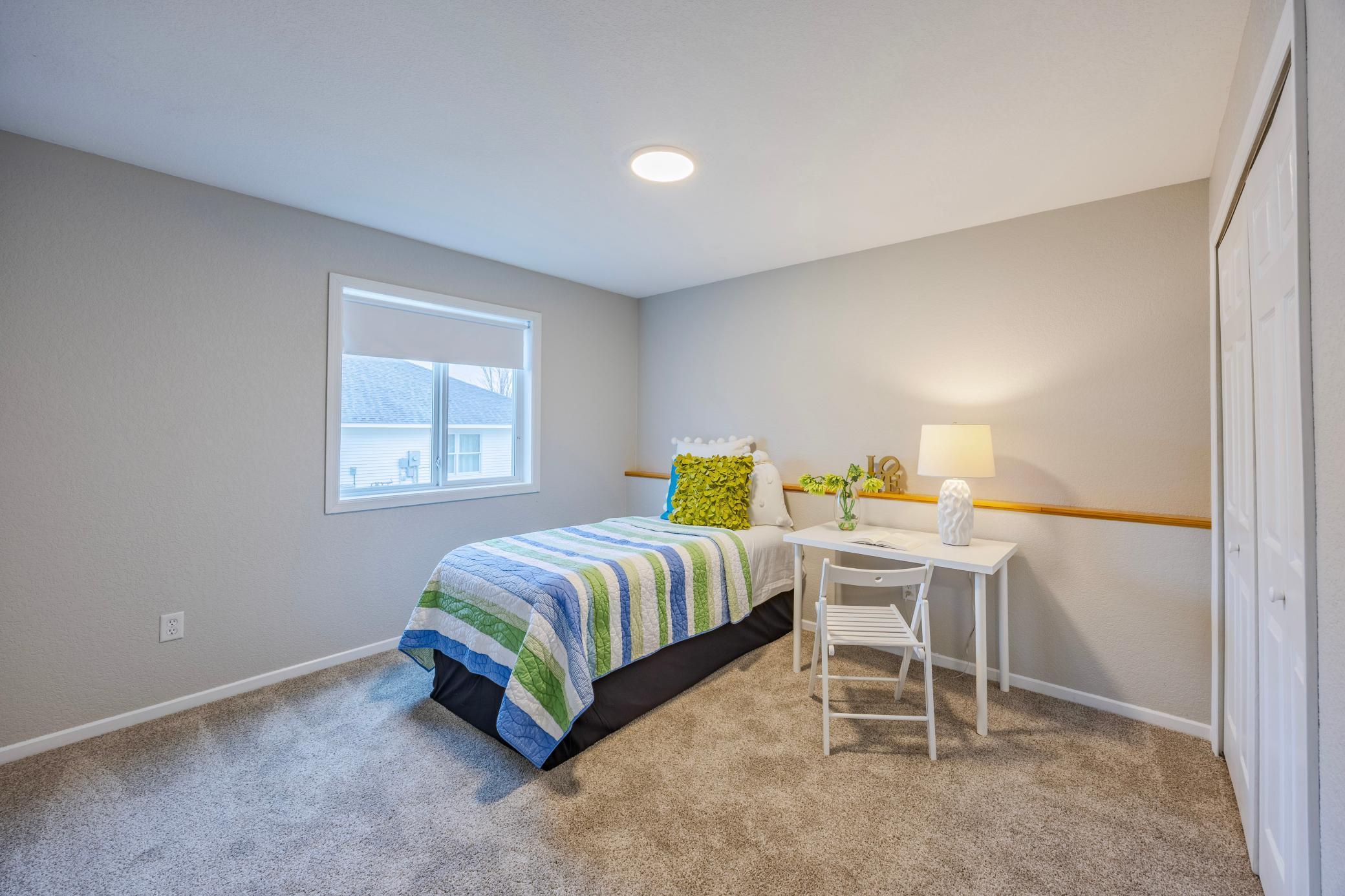 Lower level third bedroom.