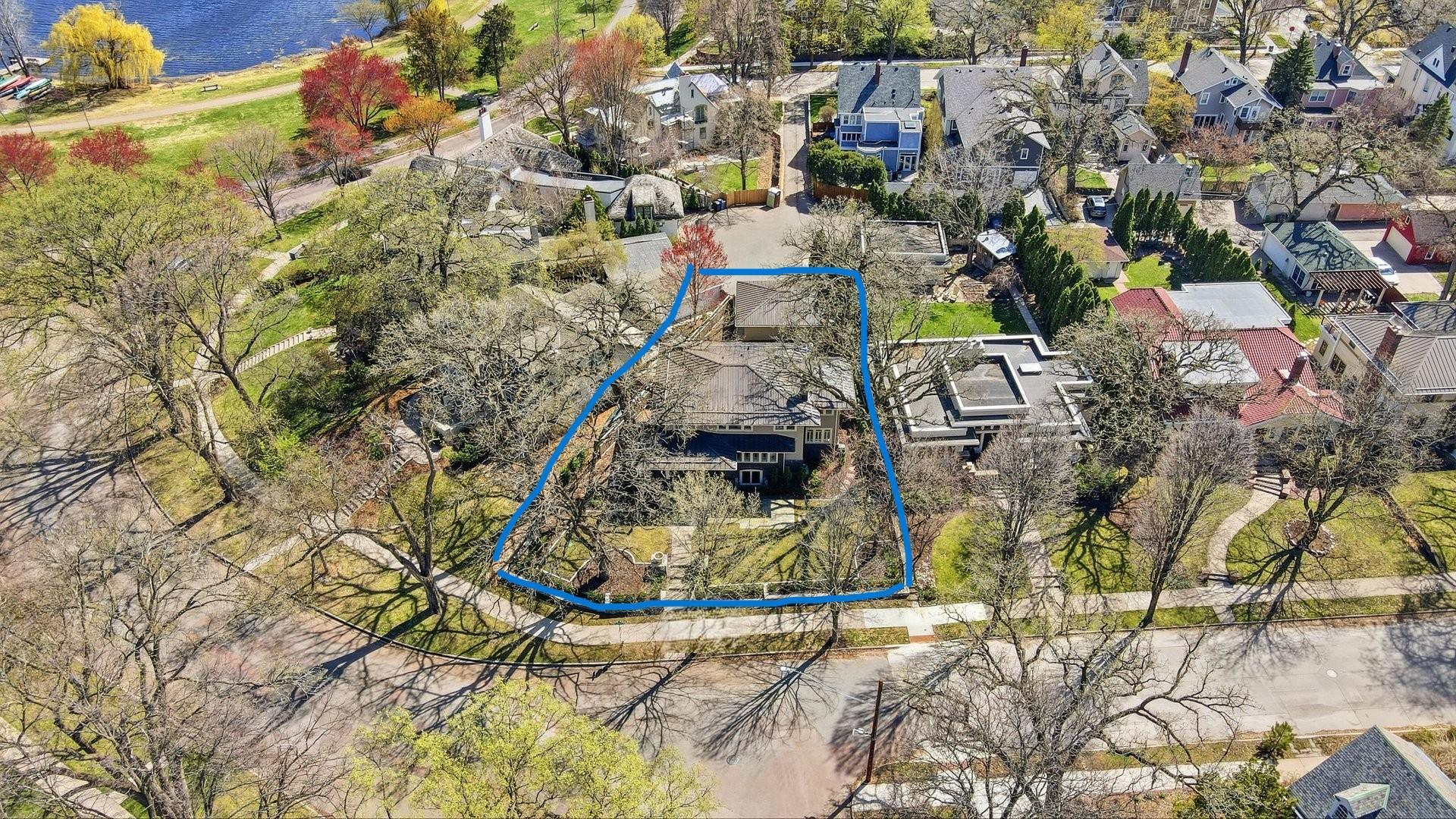 2200 Kenwood Parkway - Property lines are approximate - Lake of the Isles is mere steps away