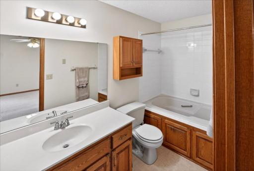Private owner's bathroom with large, jetted tub.