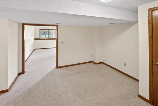 The flex room is between your recreation room and utility room with extra storage.