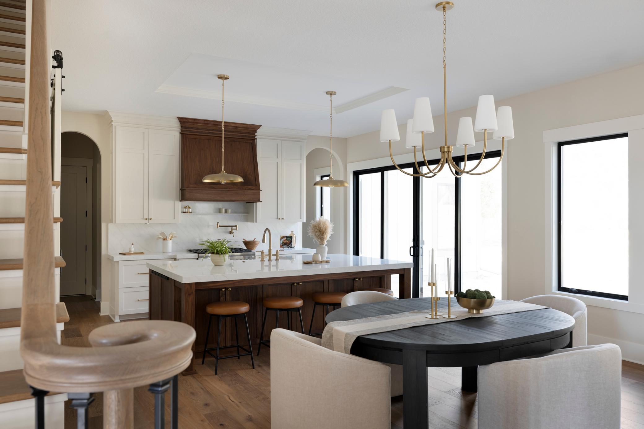 Kitchen & Dining Area with Rear Patio Access