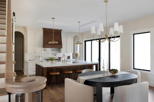 Kitchen & Dining Area with Rear Patio Access
