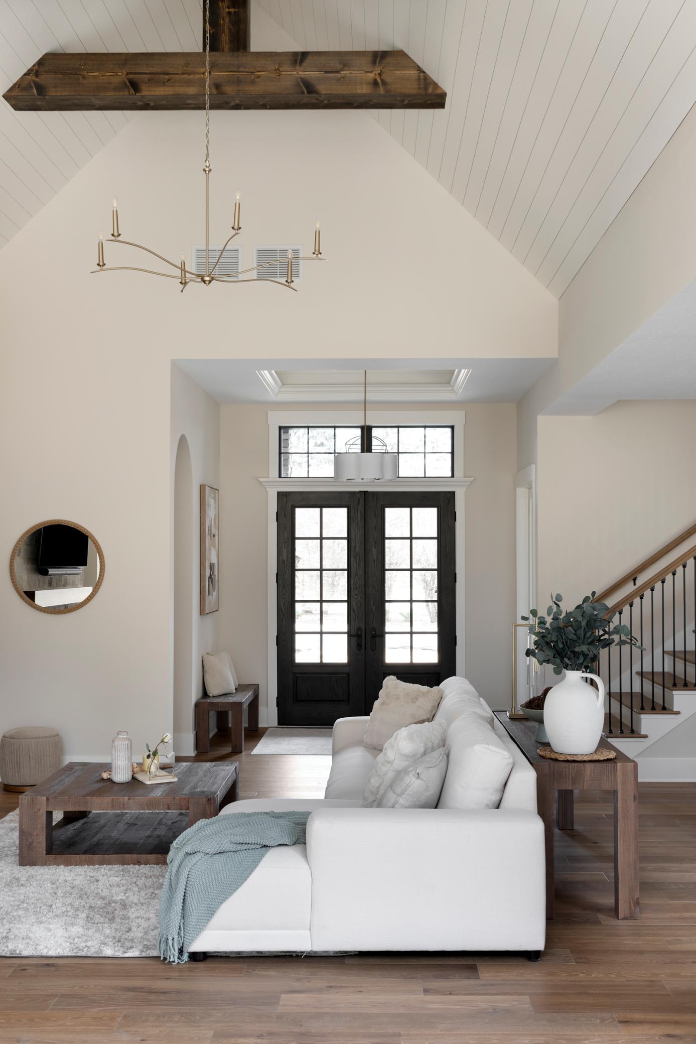 Great Room with high ceilings