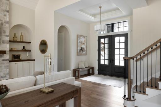 Spacious front entry