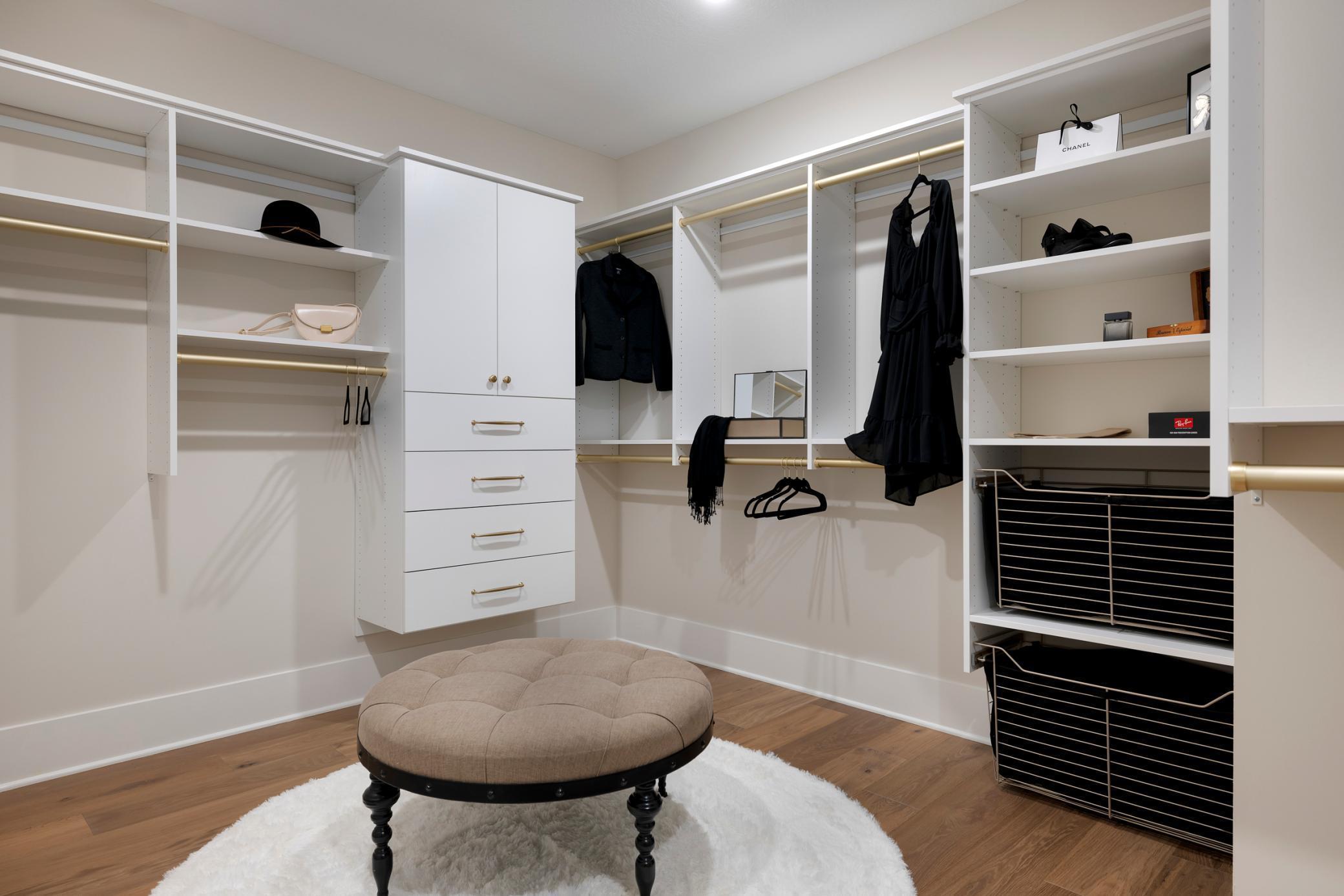 Primary Closet - encased in concrete for storm shelter