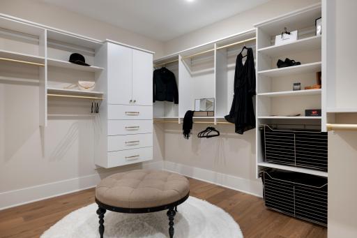 Primary Closet - encased in concrete for storm shelter