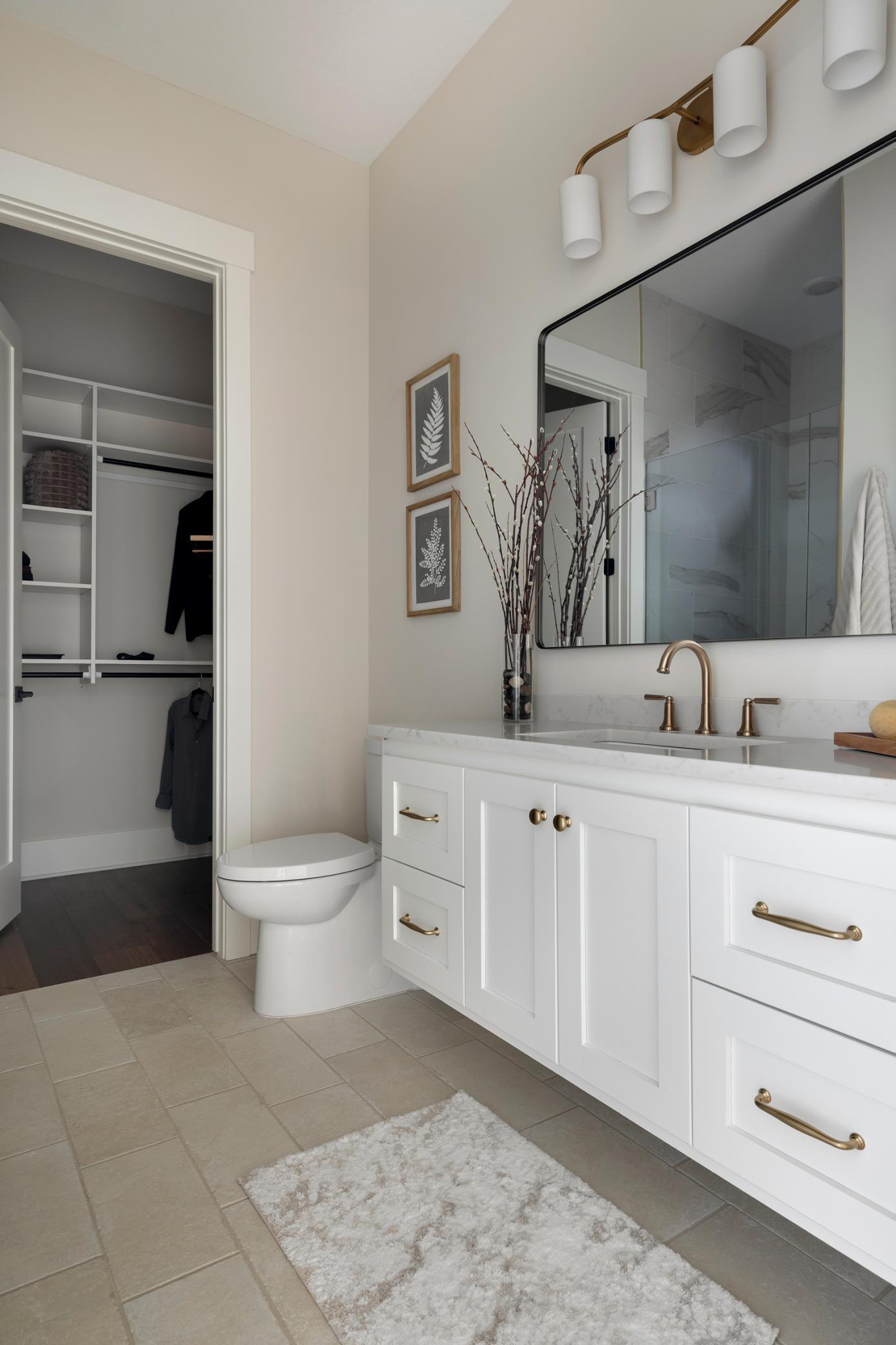 Bedroom #2 Ensuite Bath & walk in closet