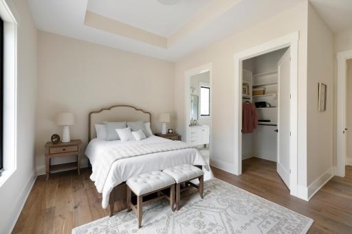 Bedroom #3 with Vaulted Ceilings & Ensuite Bath & Walk-In Closet