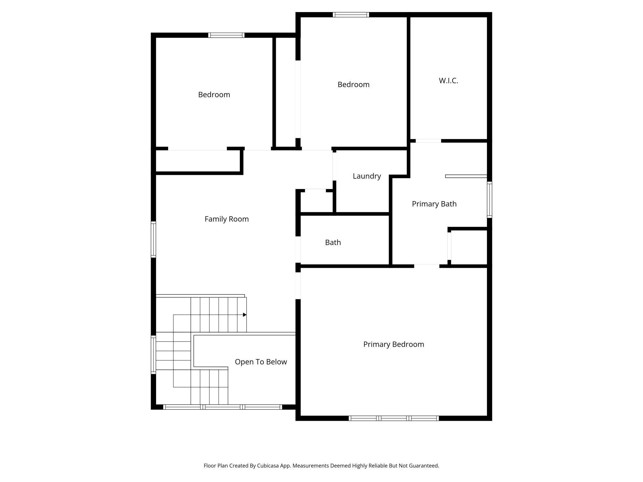 Upper Level Floor Plan