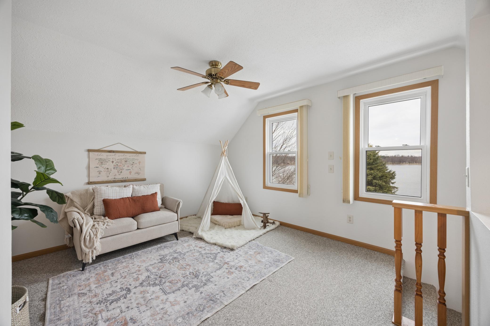 Upper level play area, reading nook, office space - whatever you need it to be.