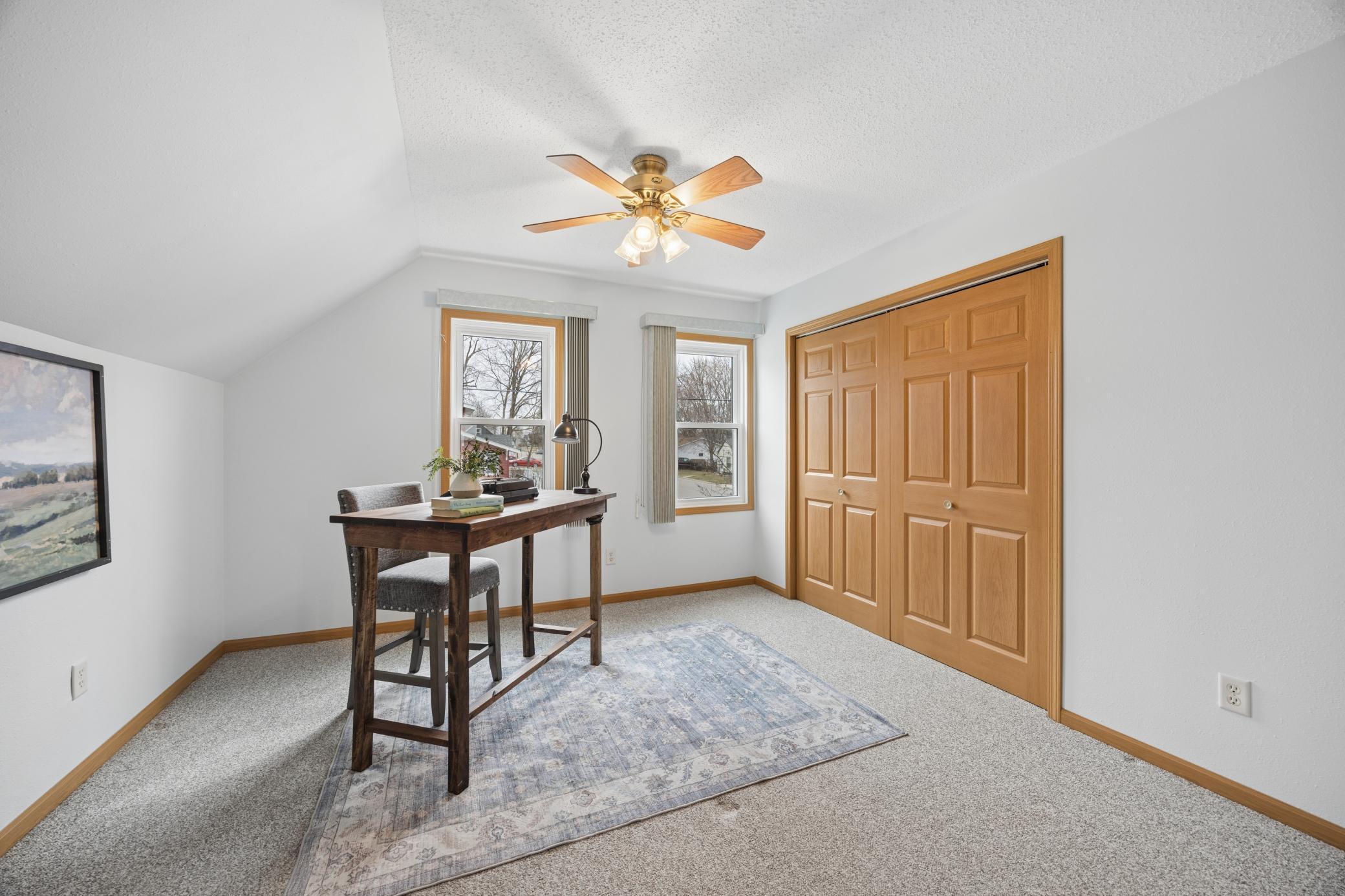 Upper level bedroom. (or office).