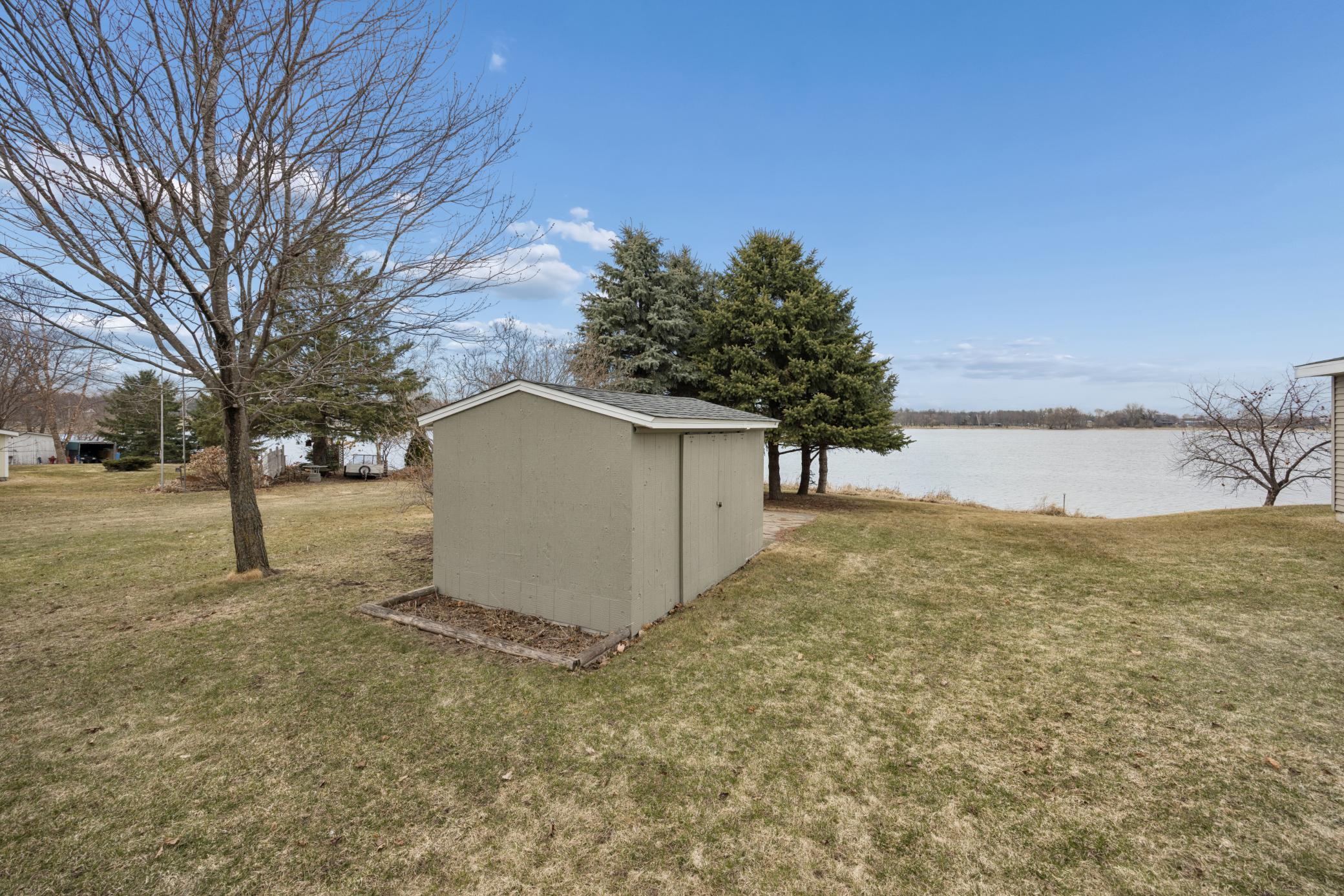 Garden shed for all that extra stuff!