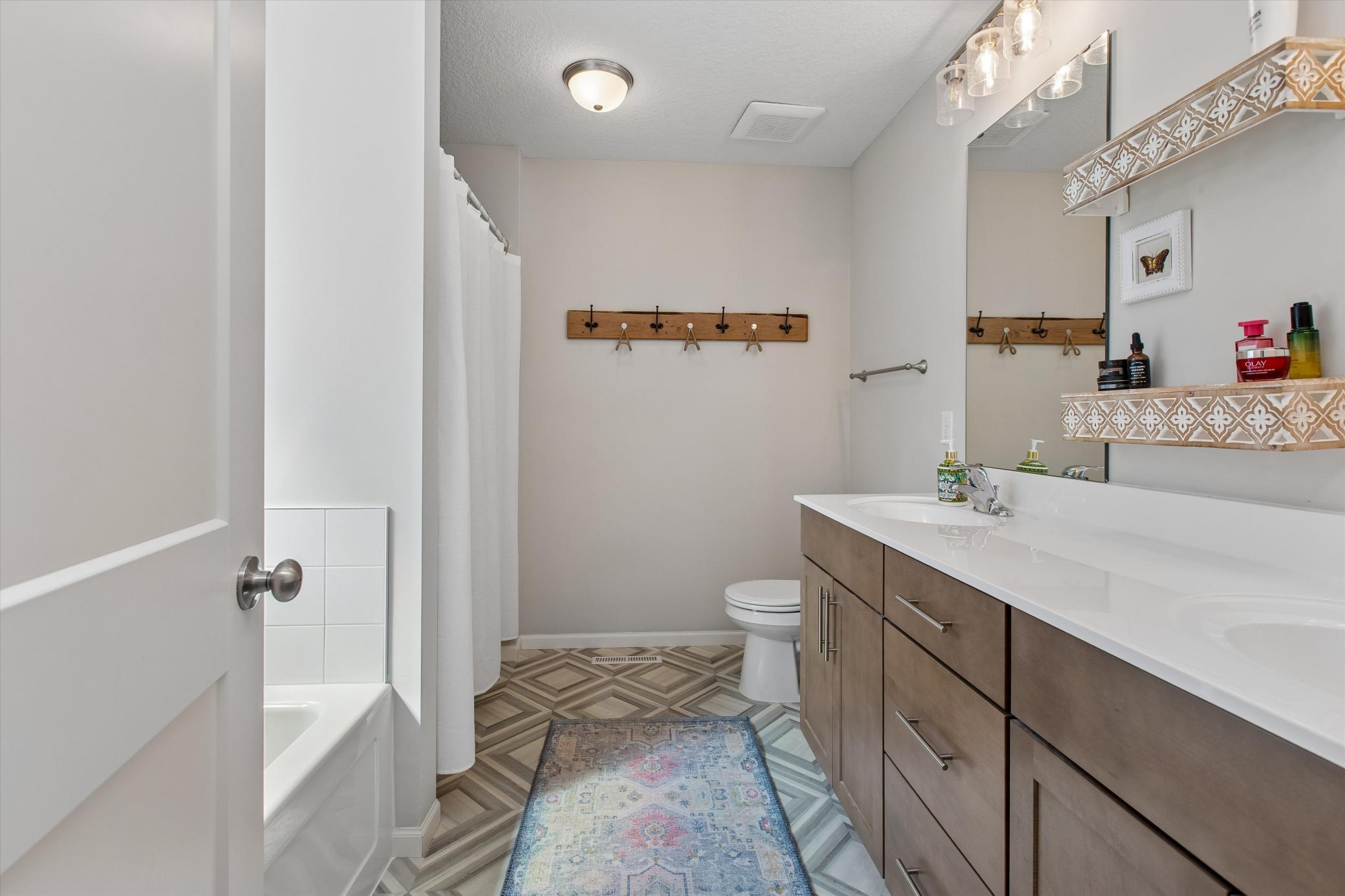 En suite with separate bath & shower