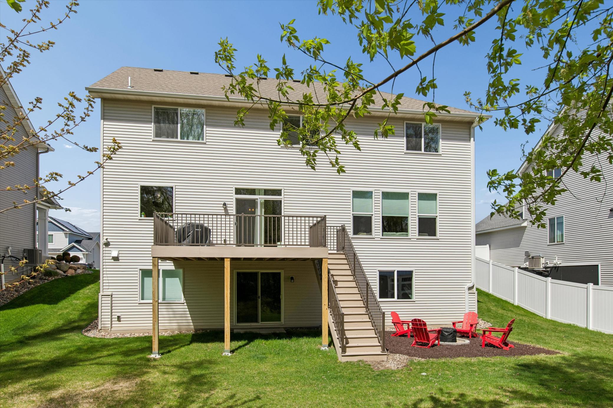 So many windows with bonus walk-out lower level