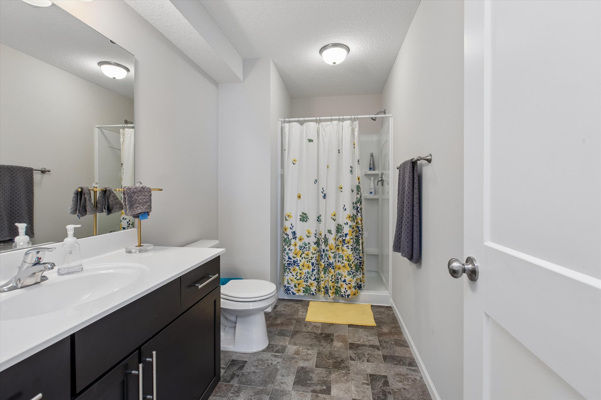 Lower level 3/4 bath