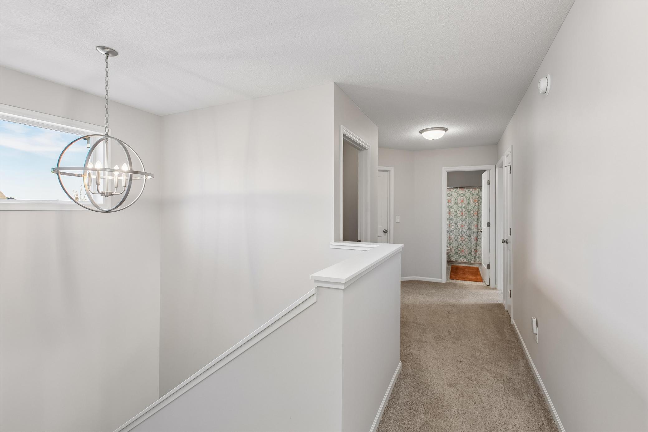 Window in stairway really brings in great light