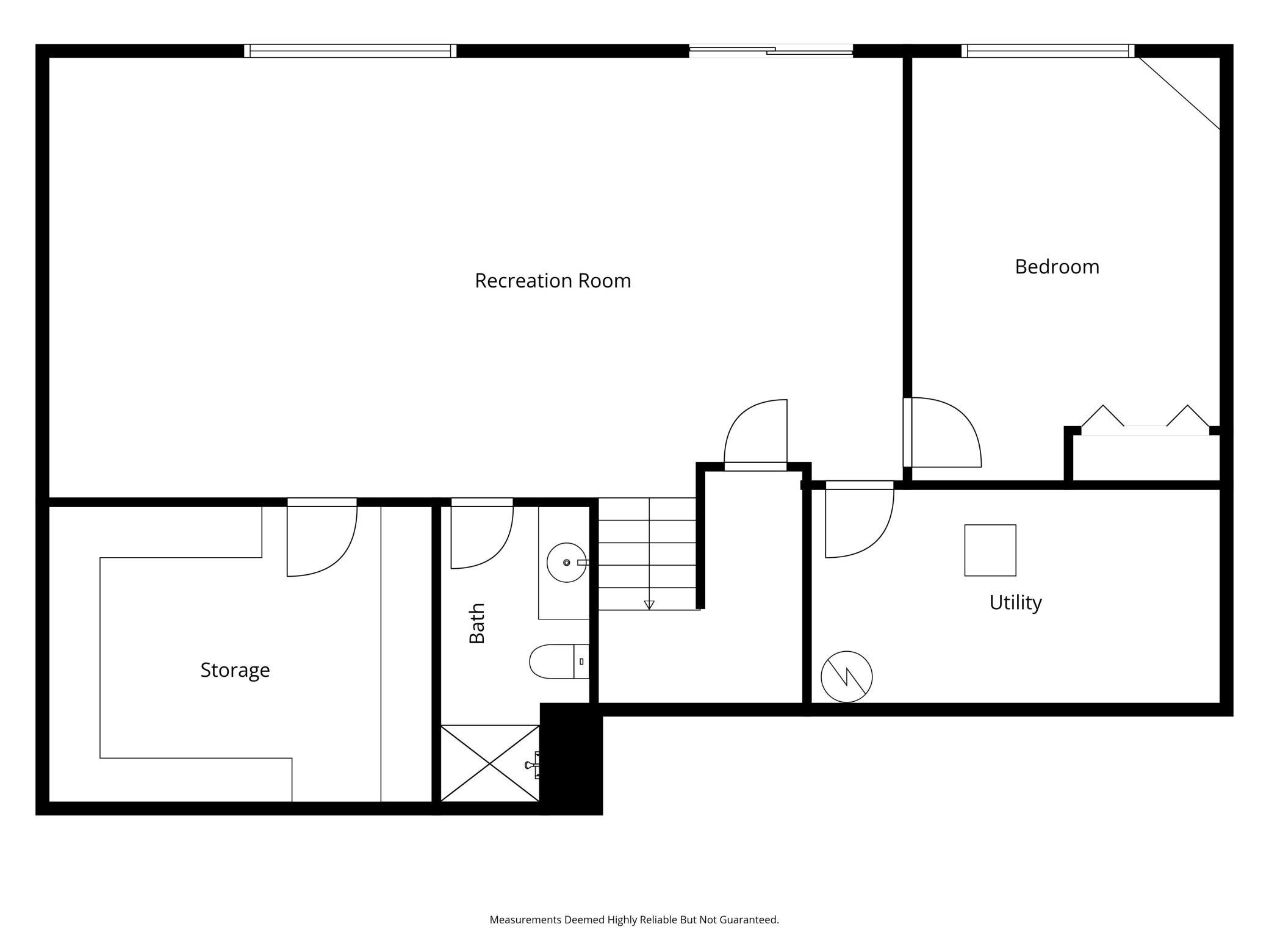 Lower level floorplan