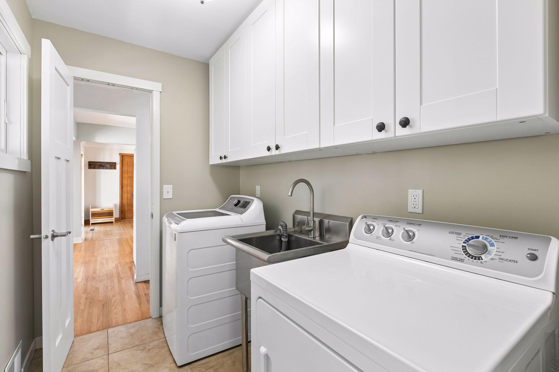 This room is off of the primary bedroom and kitchen; it is so handy!