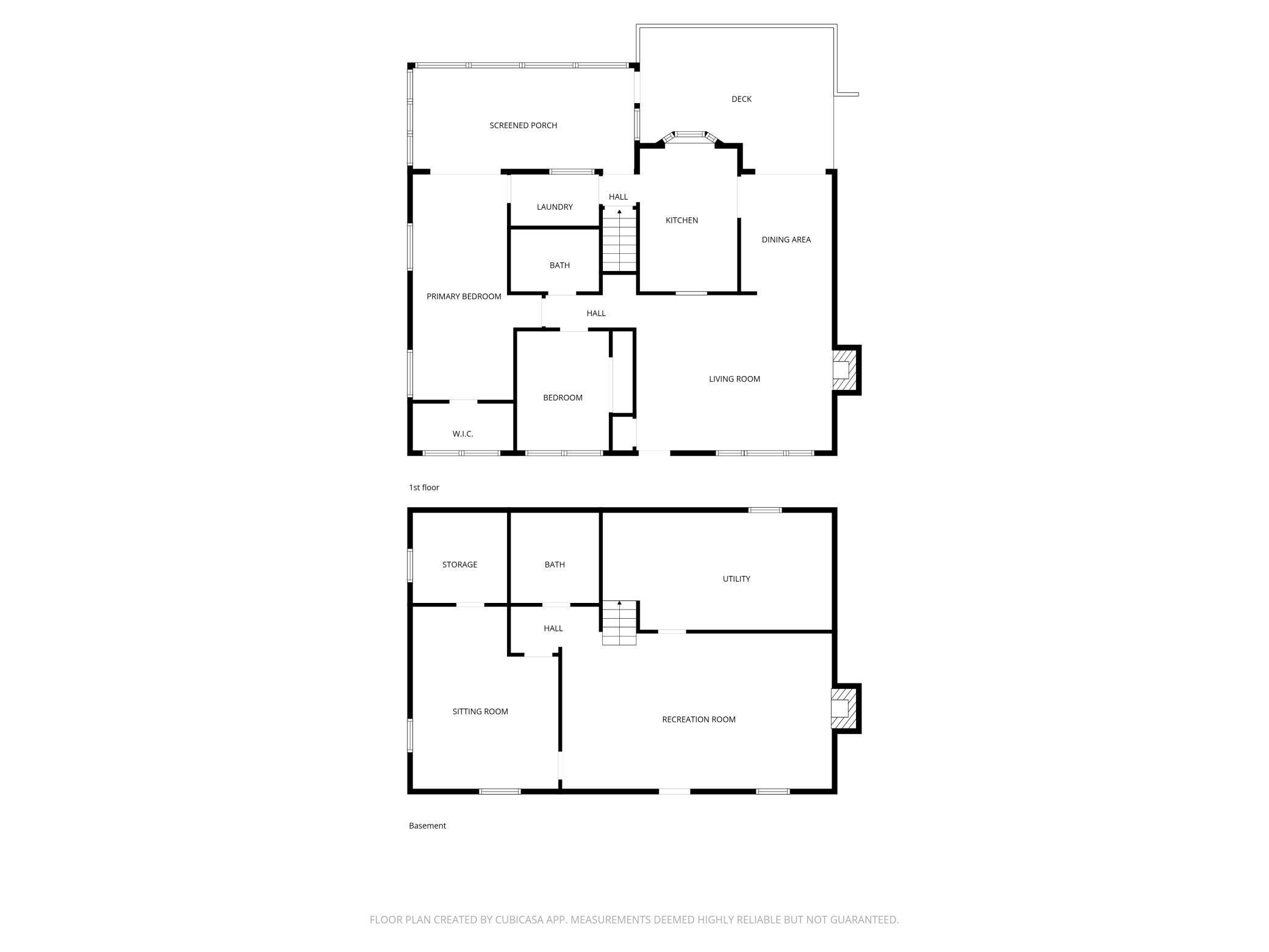 Both levels floorplan.
