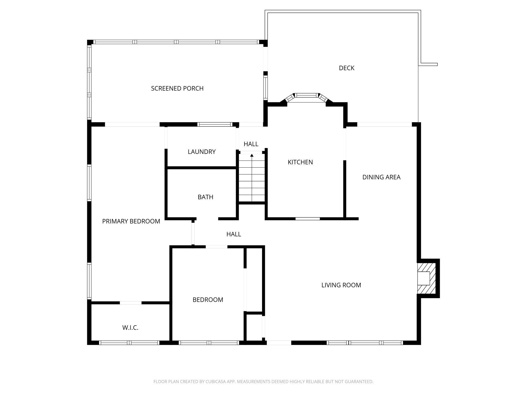 Main floor floorplan.