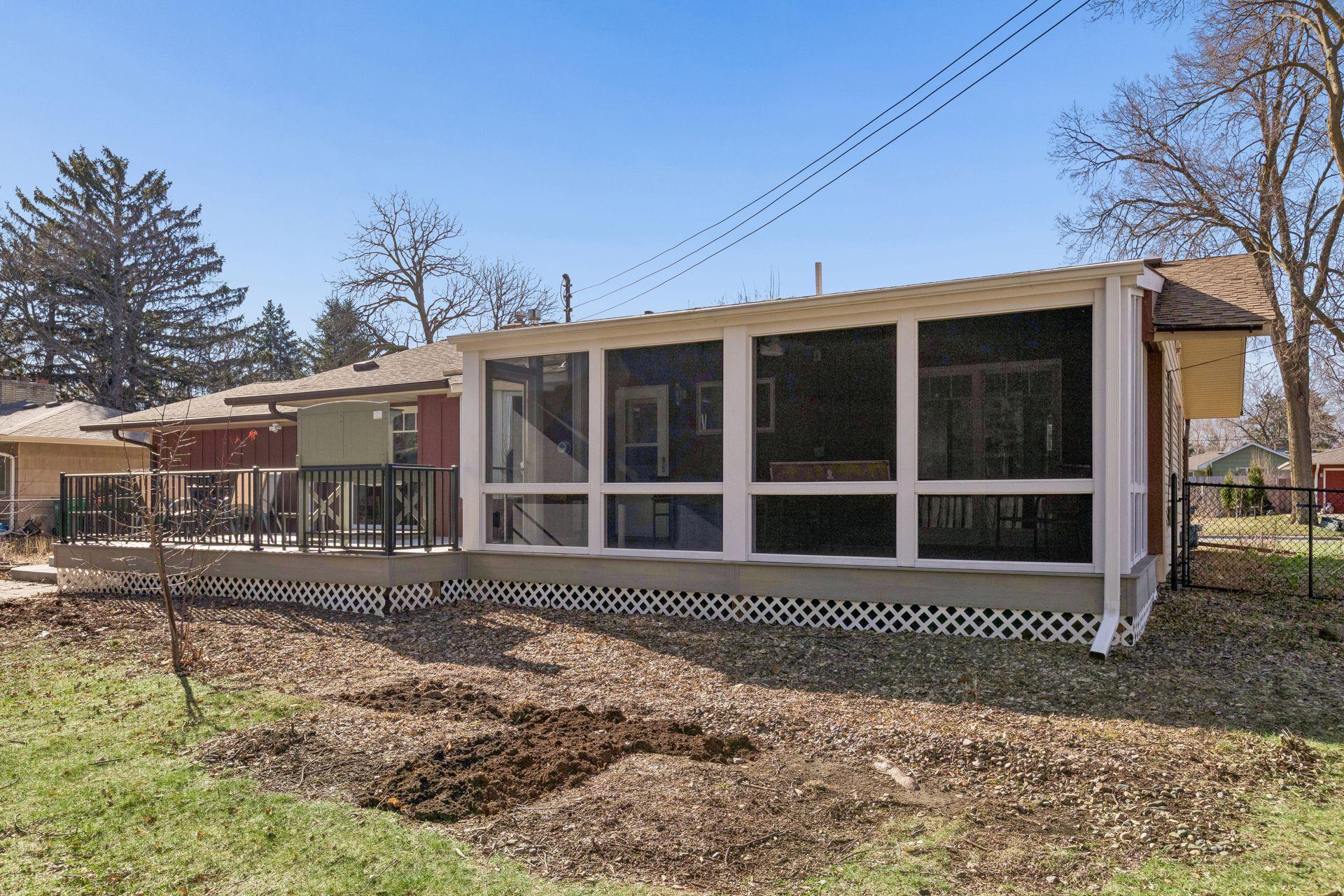View of the porch- can you imagine spending your evenings out here?
