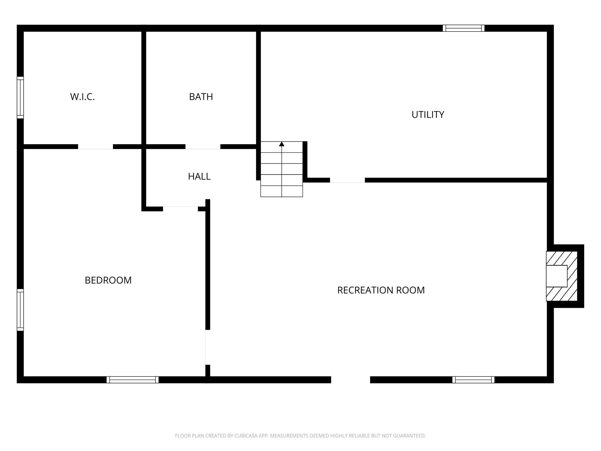 Lower level floorplan