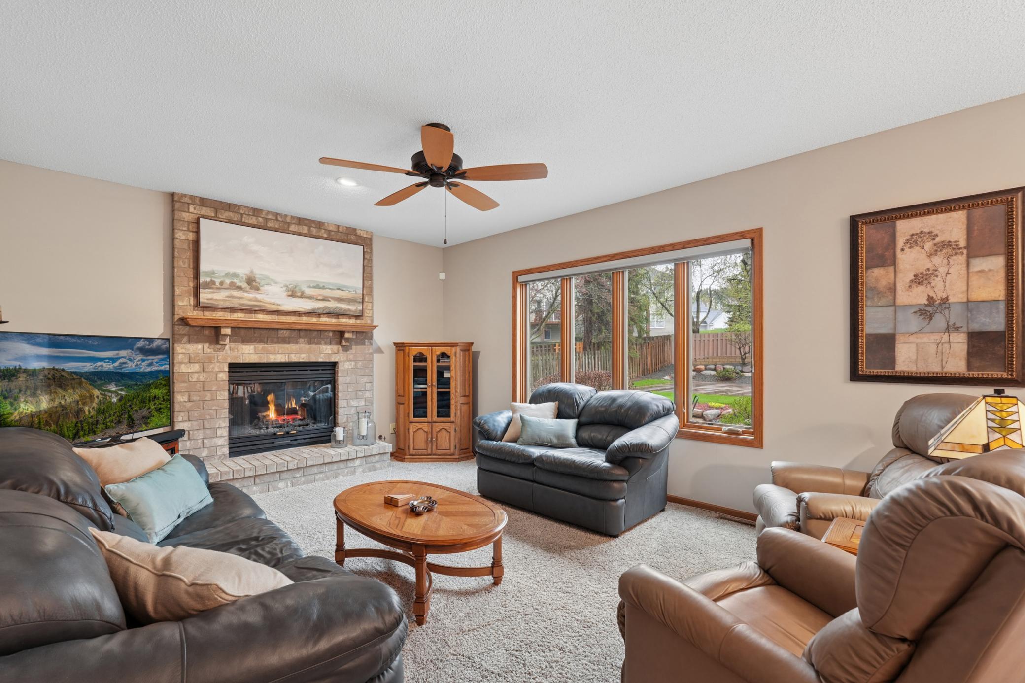 Family Room with Gas Fireplace