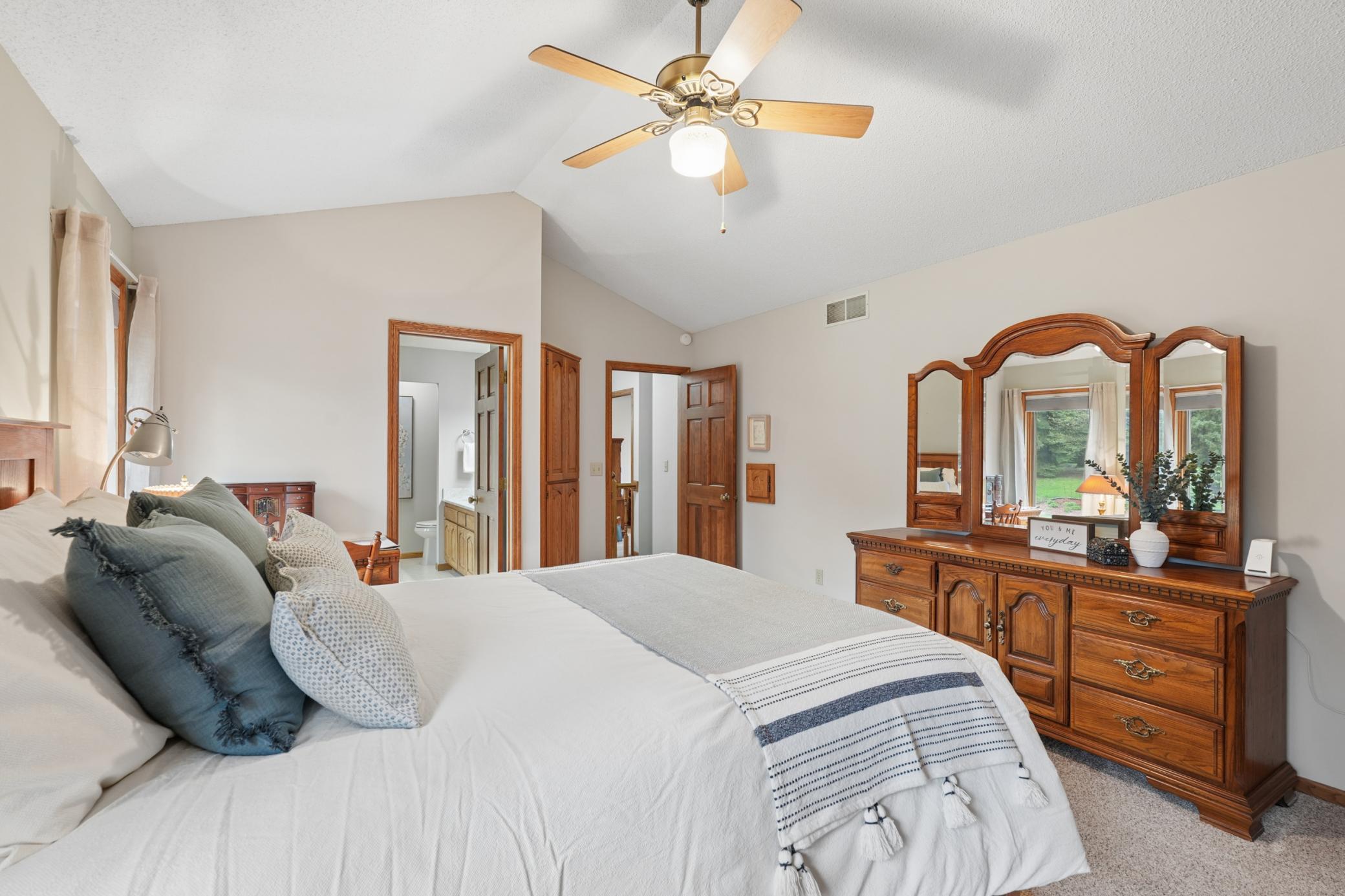 Primary Bedroom - Vaulted Ceiling