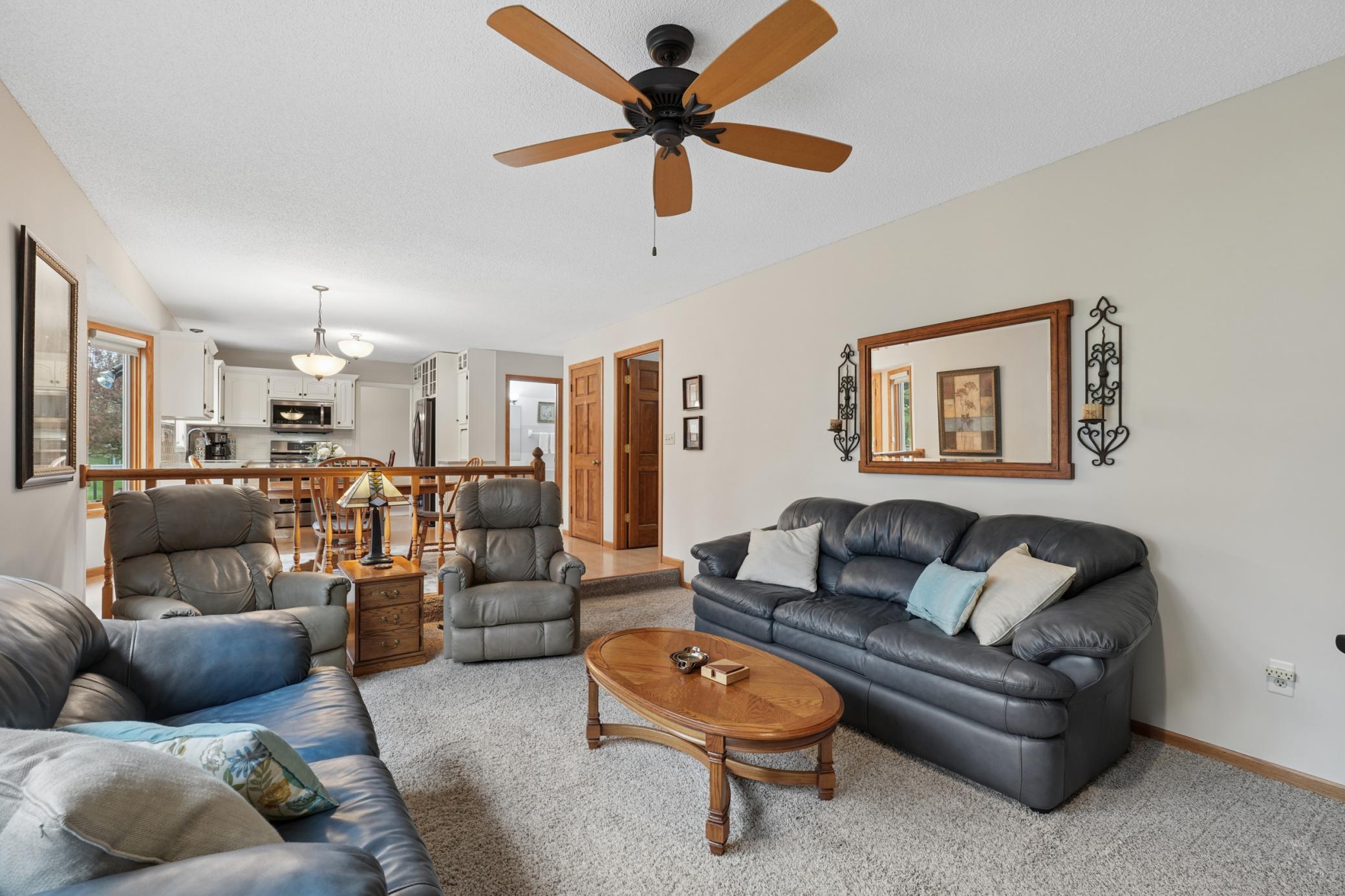 Family Room - open to Kitchen and Informal Dining Room