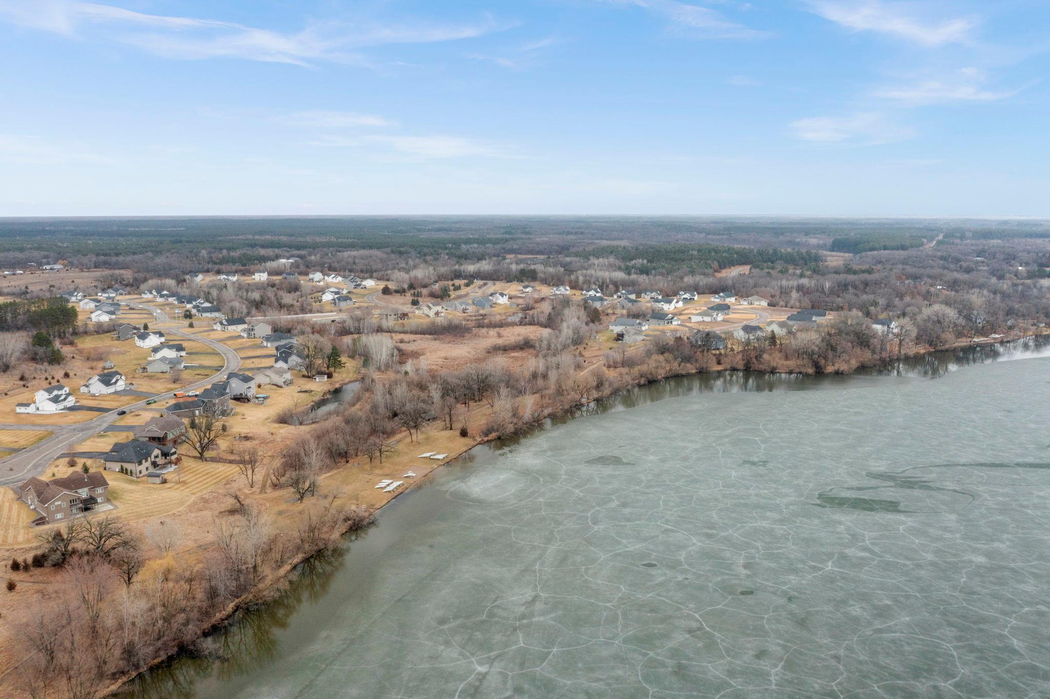 You can see the community lakefront area in this photo.