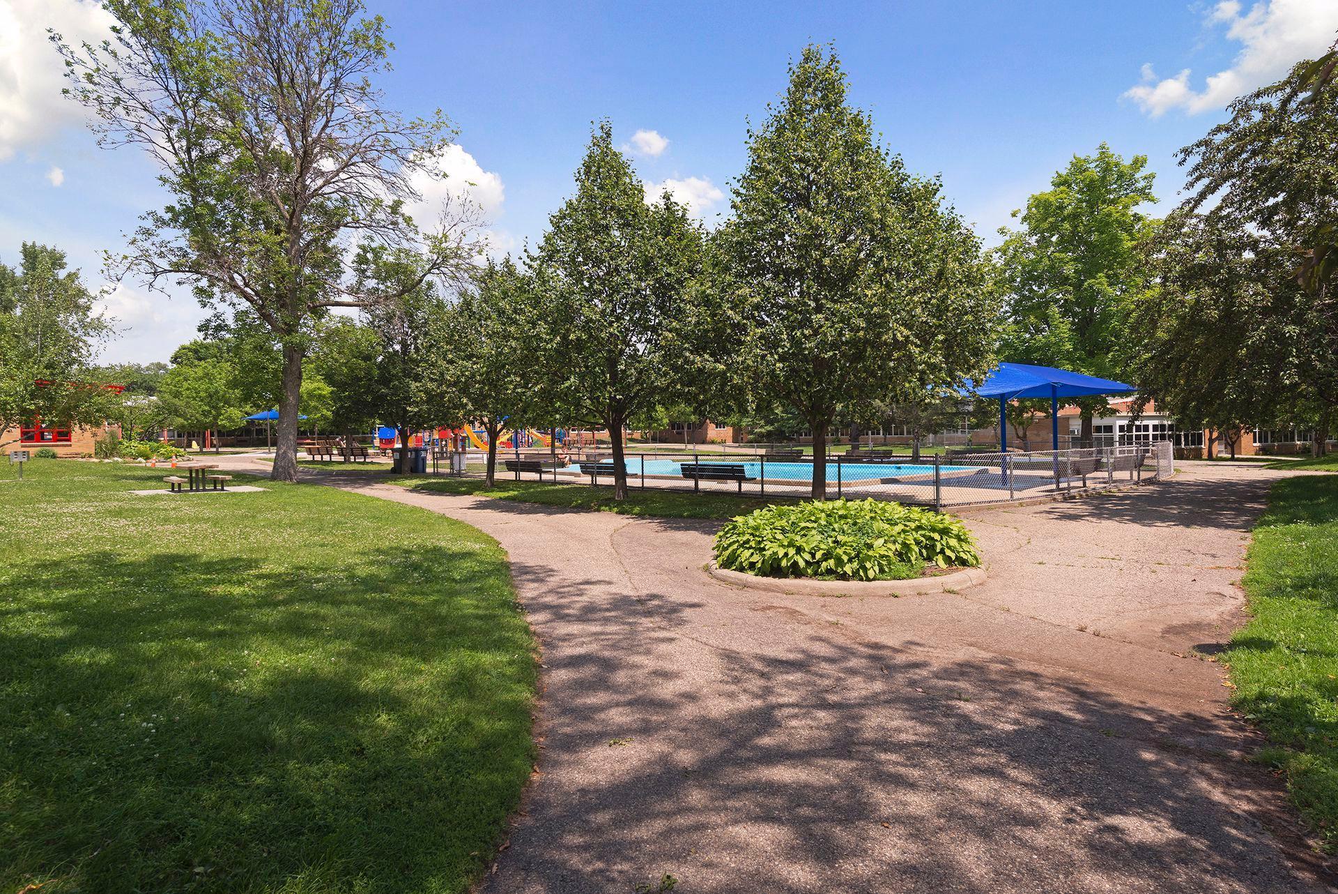 Kenny Park approximately 1/2 mile away