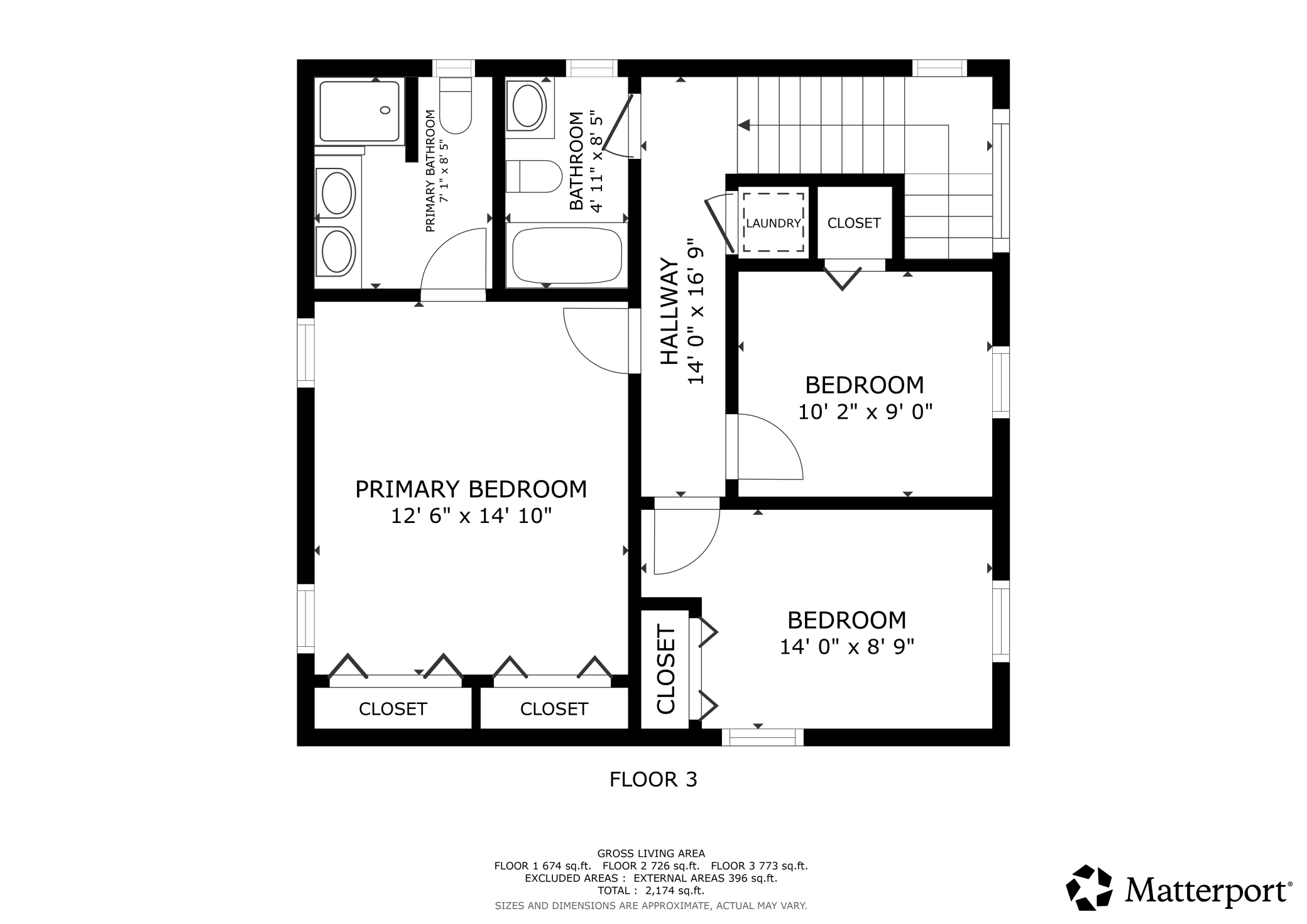 Upstairs Floor Plan