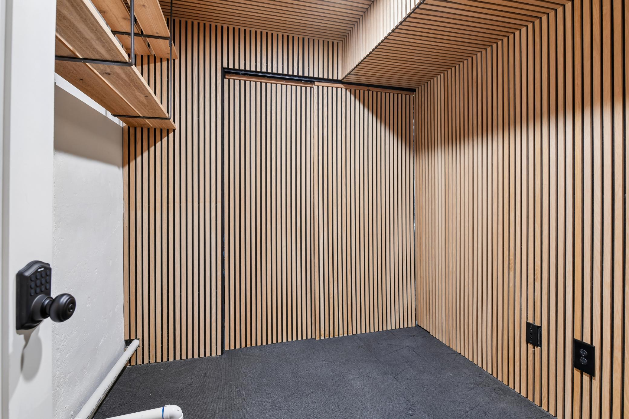 Podcasting or music room. Sound dampened.