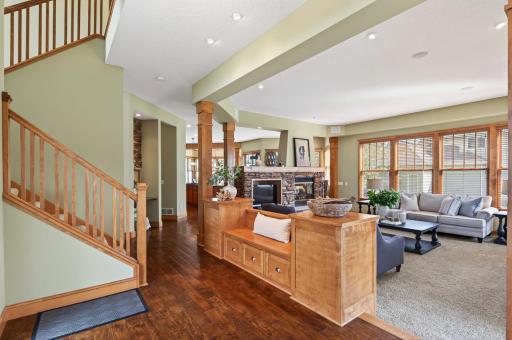 Open-concept layout. The perfect blend of traditional craftsman warmth and modern "airy" vibes