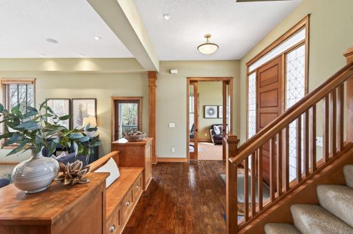 Striking entryway designed to create an inviting and memorable first impression