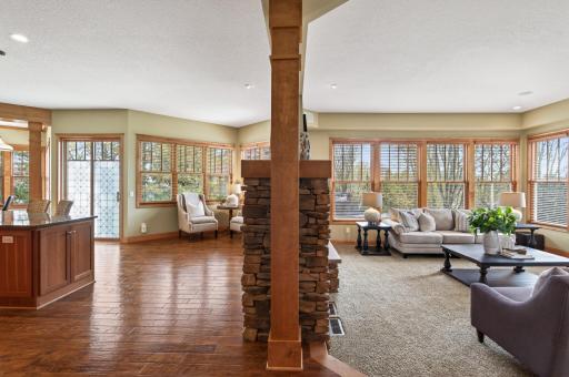 Warm wood tones and sun-drenched spaces