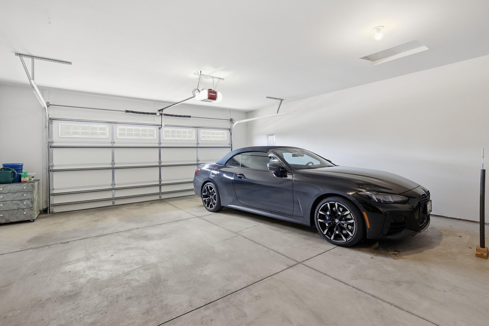 Finished & Insulated Garage